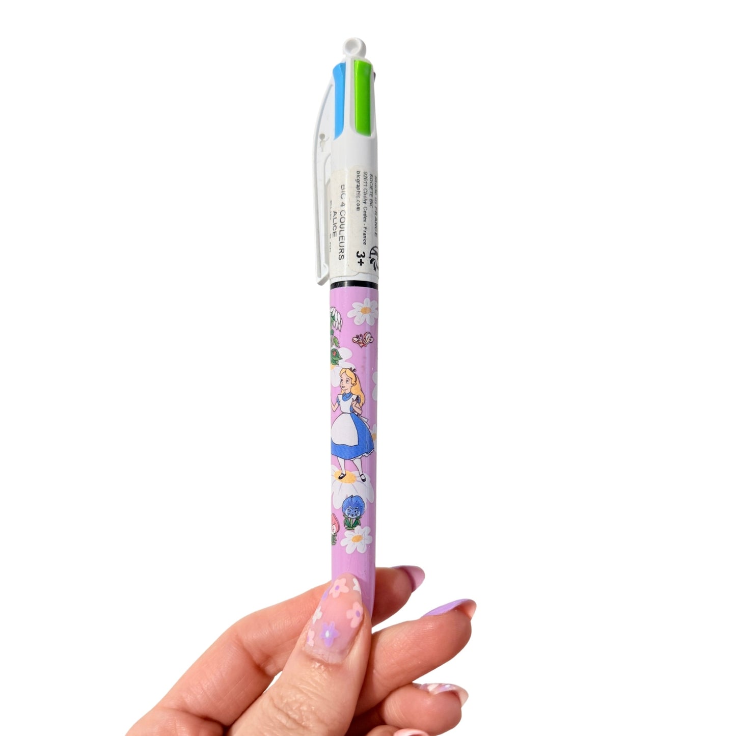 Boligrafo Bic Alicia Pais Maravillas Cheshire Disneyland Paris