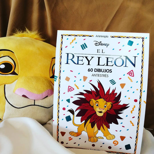 Libro para colorear Arteterapia El Rey Leon Hachette Heroes