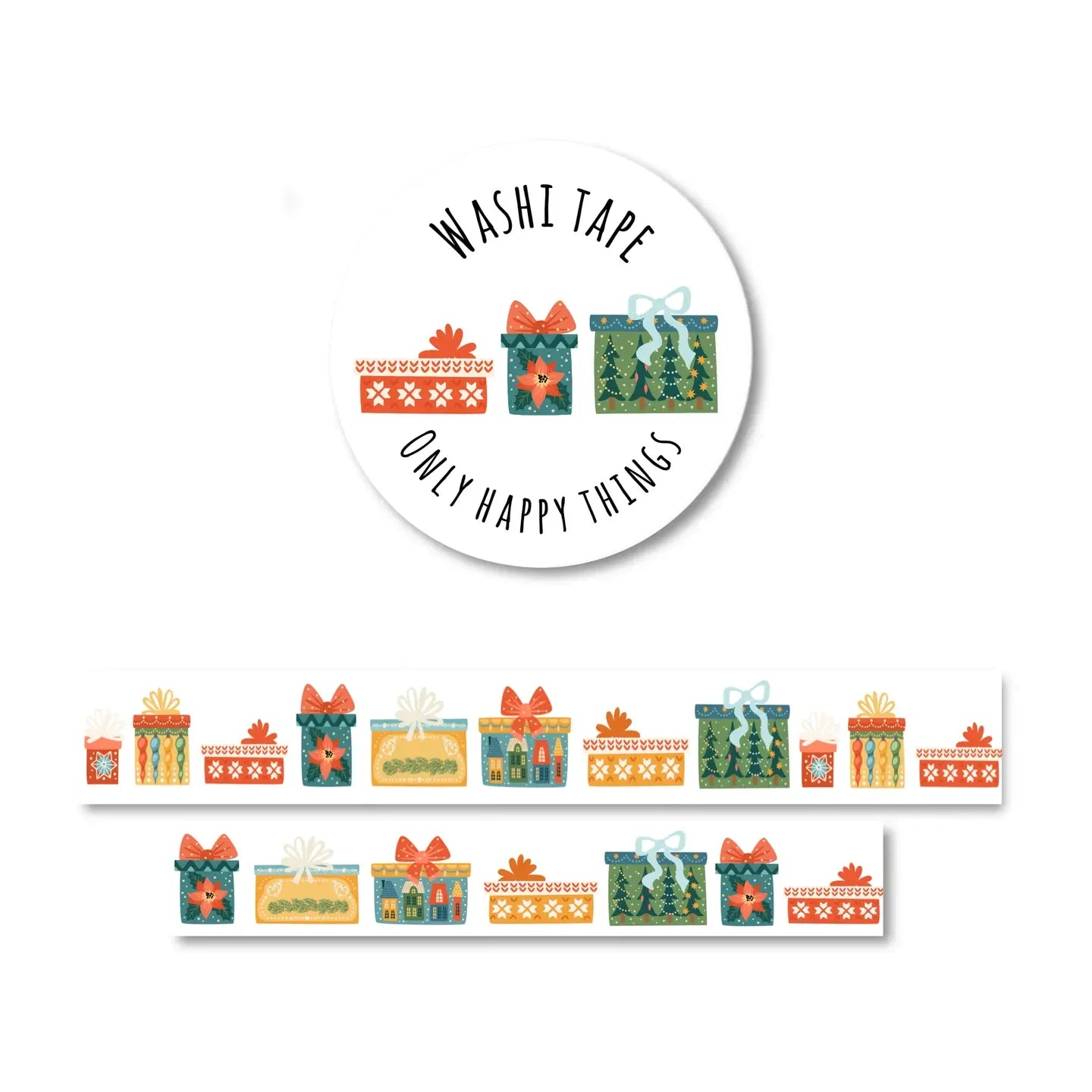 Washi Tape Regalos Navidad