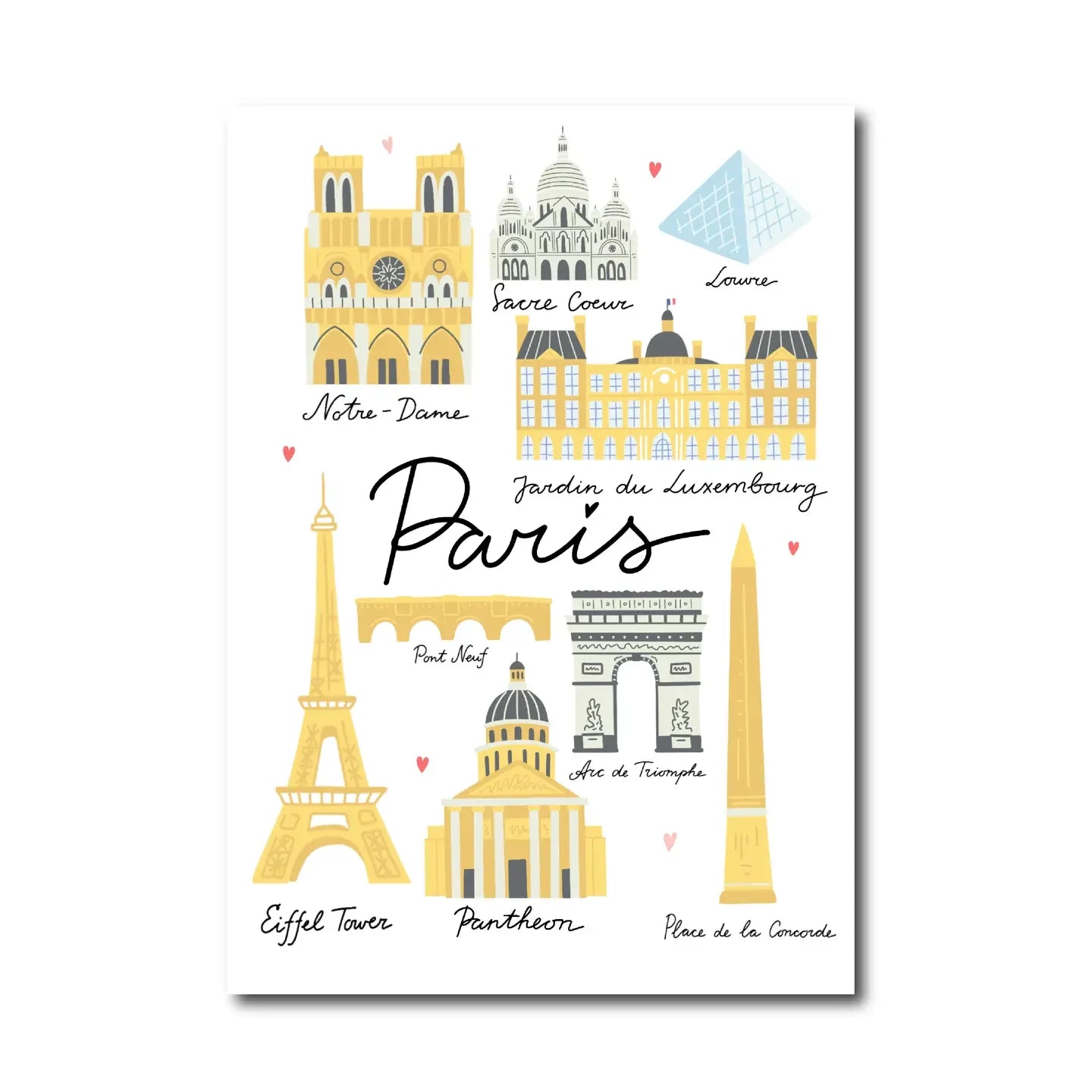 Postal Monumentos Paris