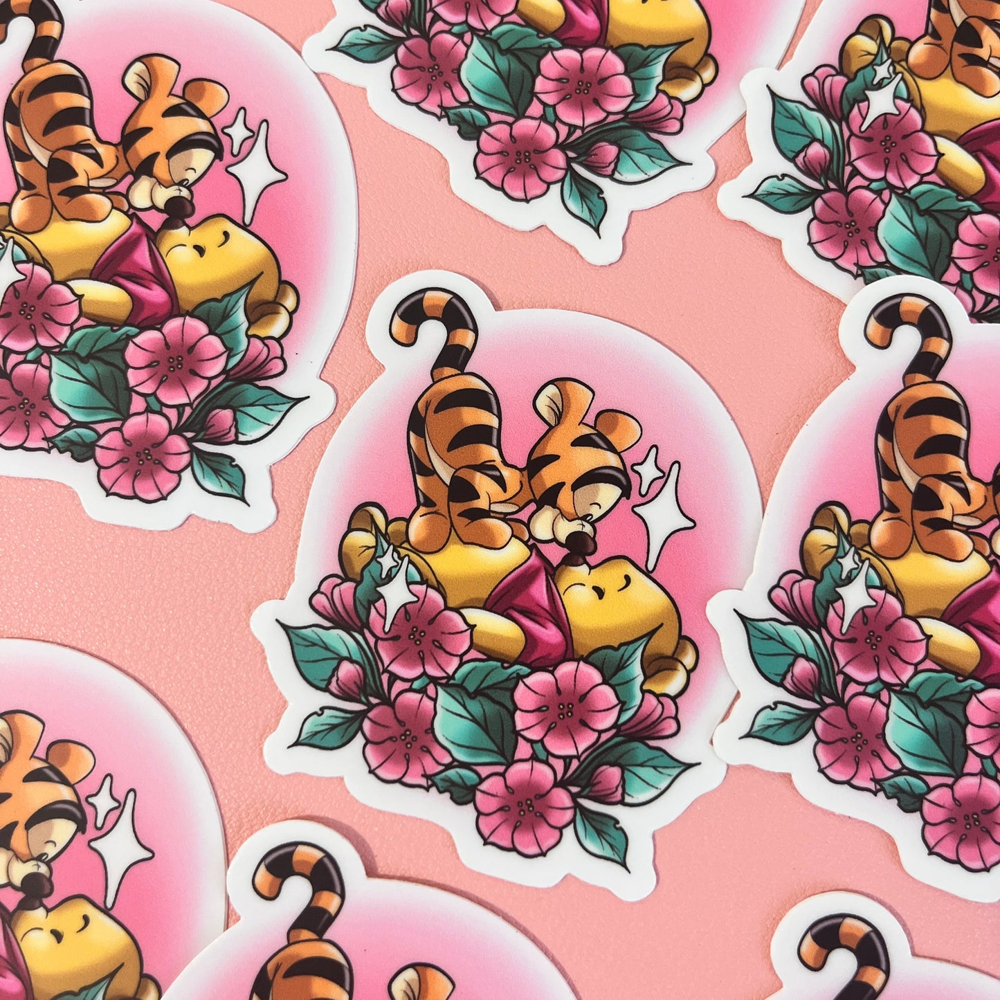 Pegatina Winnie the Pooh con Tigger