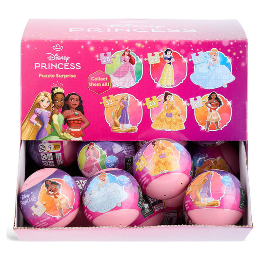 Bola sorpresa puzzle Princesas Disney