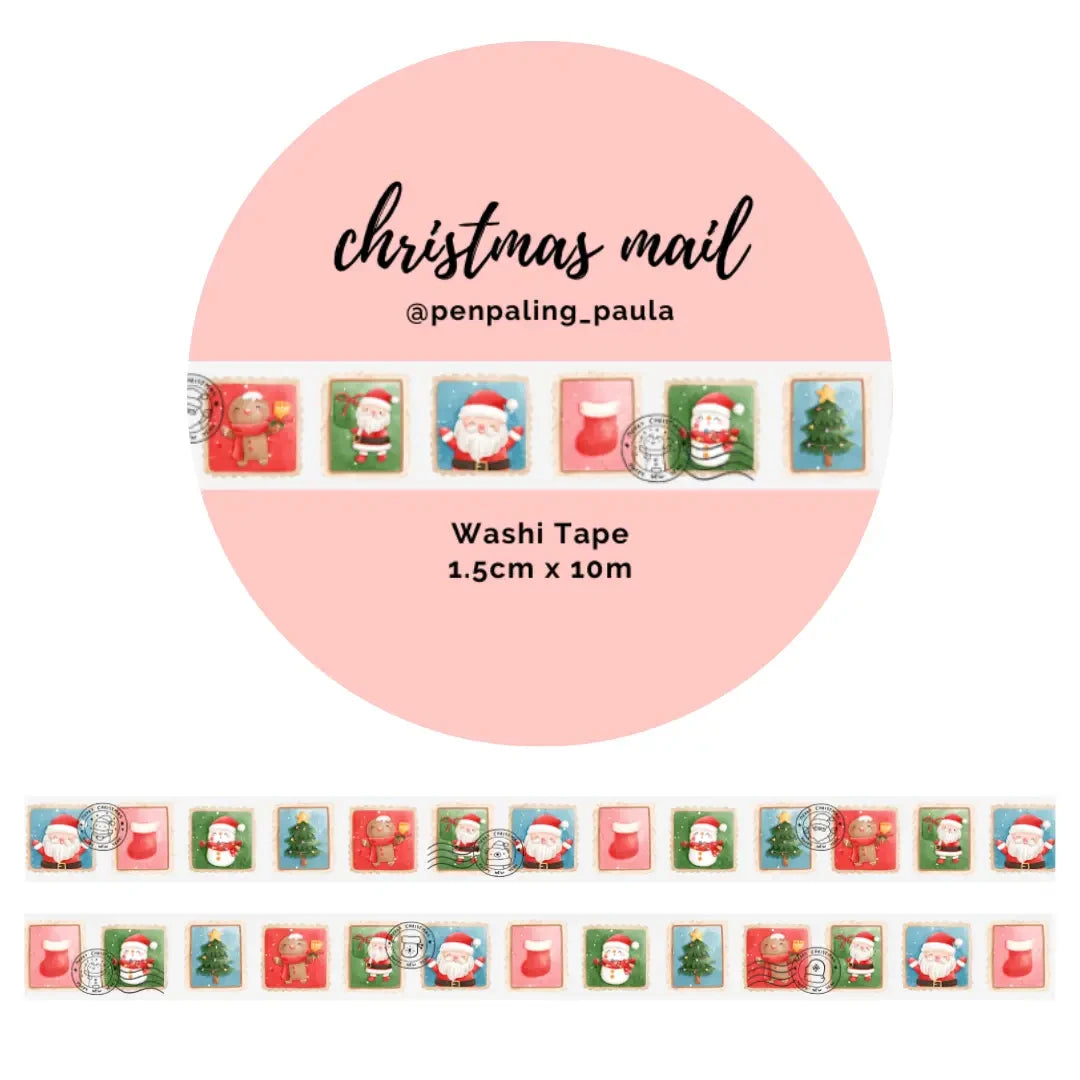 Washi tape Correo Navidad