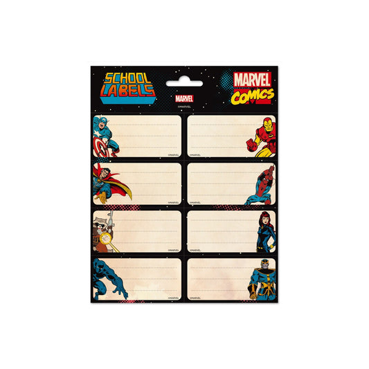 Etiquetas Escolares Marvel Comics Avengers