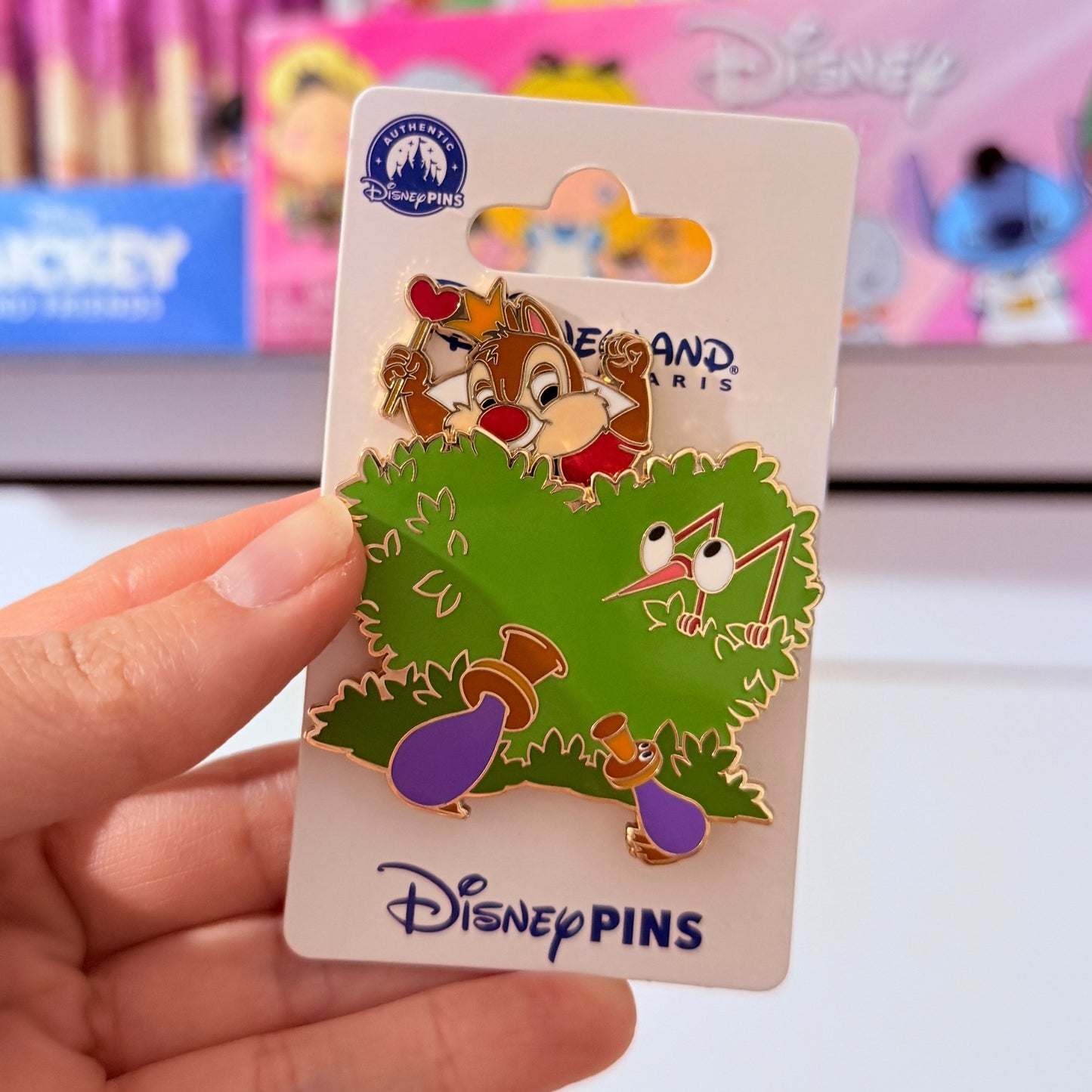 Pin Chop Reina de Corazones movimiento Disneyland Paris