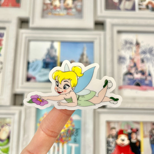 Pegatina transparente Campanilla Peter Pan Animator