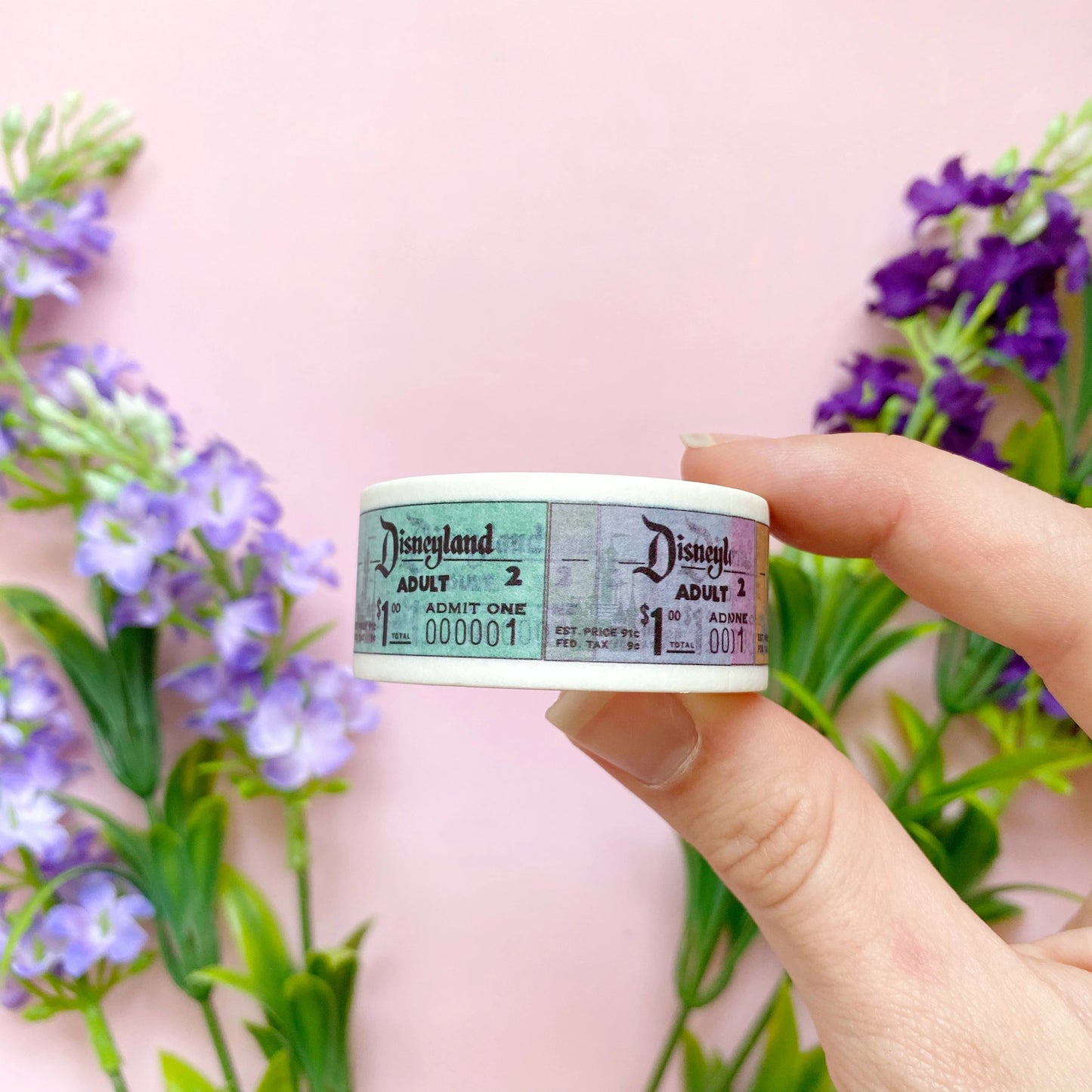 Washi Tape Ticket Disneyland