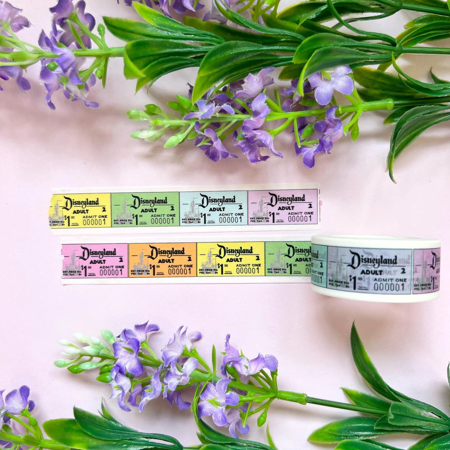 Washi Tape Ticket Disneyland