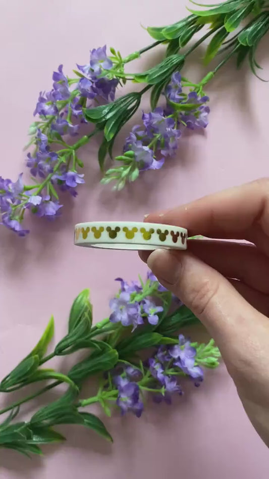 Washi Tape Mickey Mouse Gold